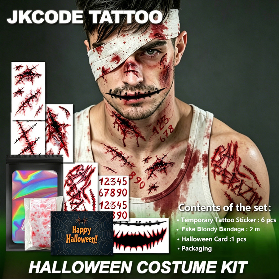 Halloween Horror Costumes, Hal - Men Accessories Combo Gift ulasan dan harga